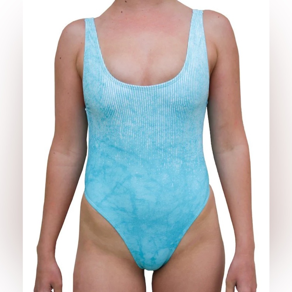 Blue Slunks Bathing Suit